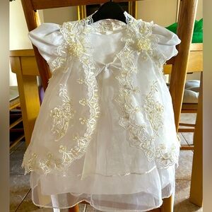 Girls baptism/flower girl dress SIZE 9-12 Month